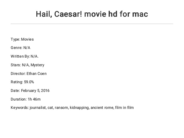 caesar 3 mac download